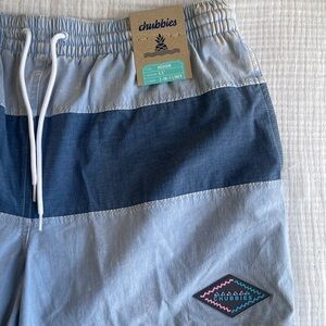Chubbies Light Blue Swim Trunks